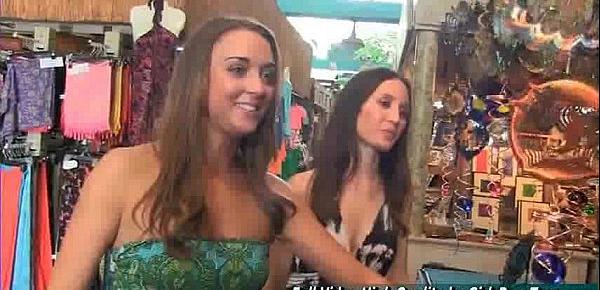  Lesbians Mary and Aubrey I public nudity sexy tits ass